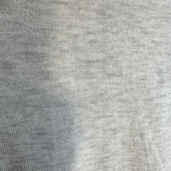 Merona Womens  Sweater Size SP Knit Long Sleeve Flower Fabric Layered Back Tan - Picture 10 of 15